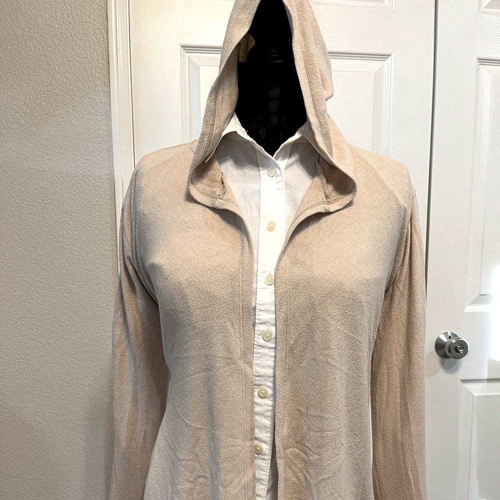 Lucky Brand hooded open front sweater. Size XS